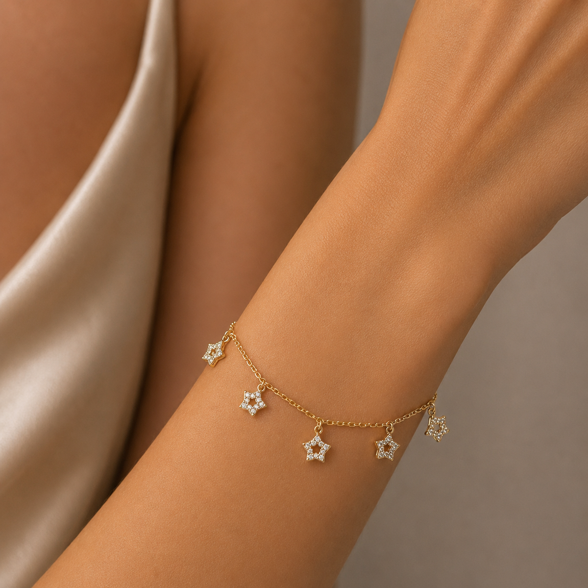 Pulsera Estrellas Circones