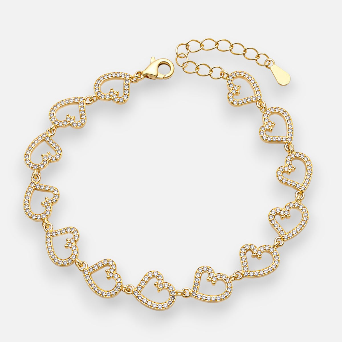 Pulsera Corazones Circones