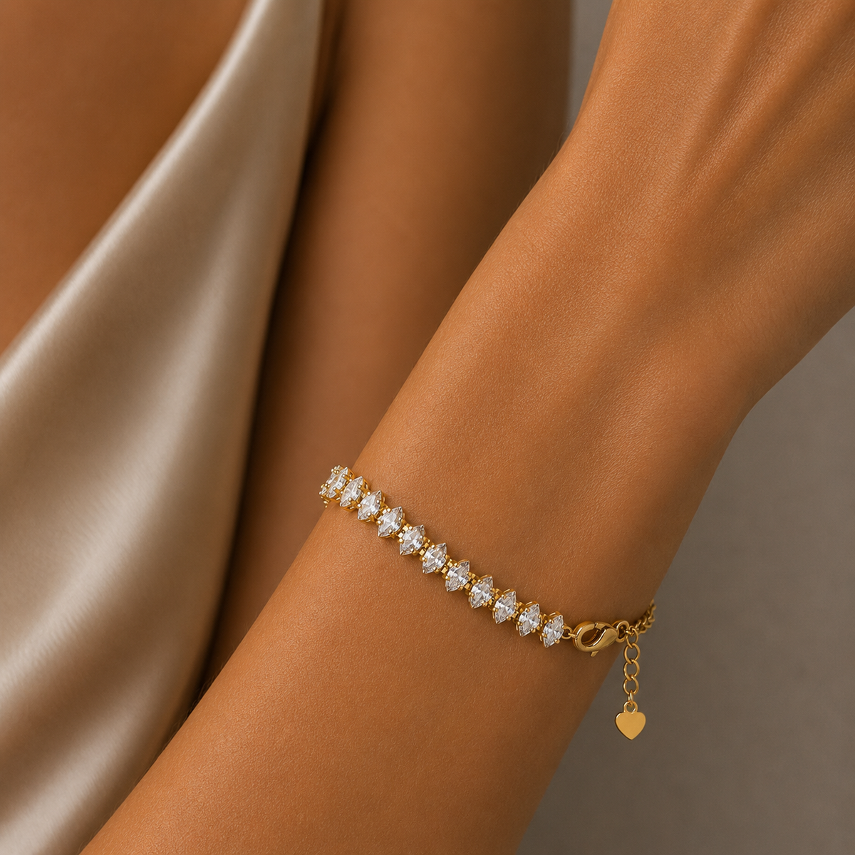 Pulsera Tenis Circones Marquise