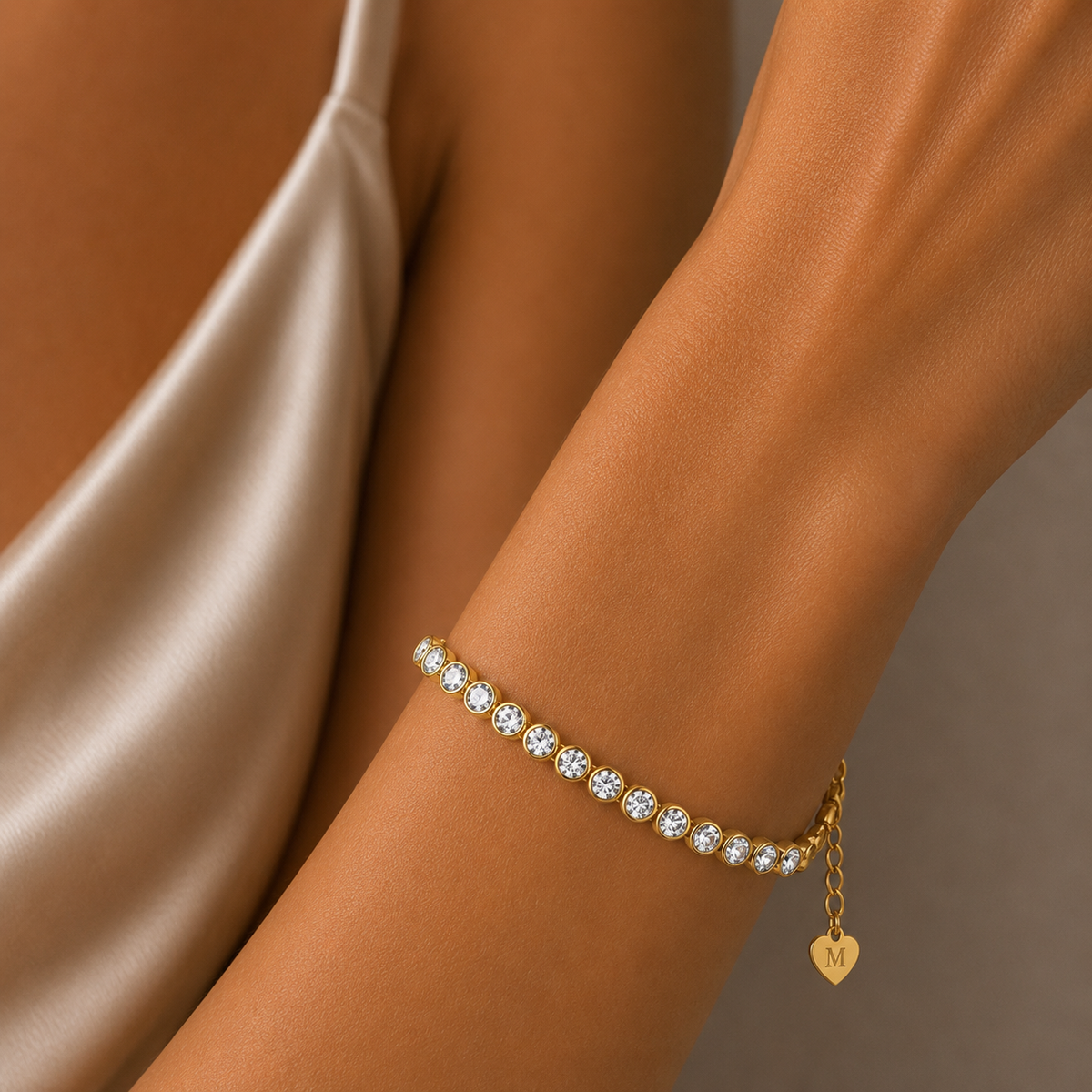 Pulsera Circones Tenis Redonda