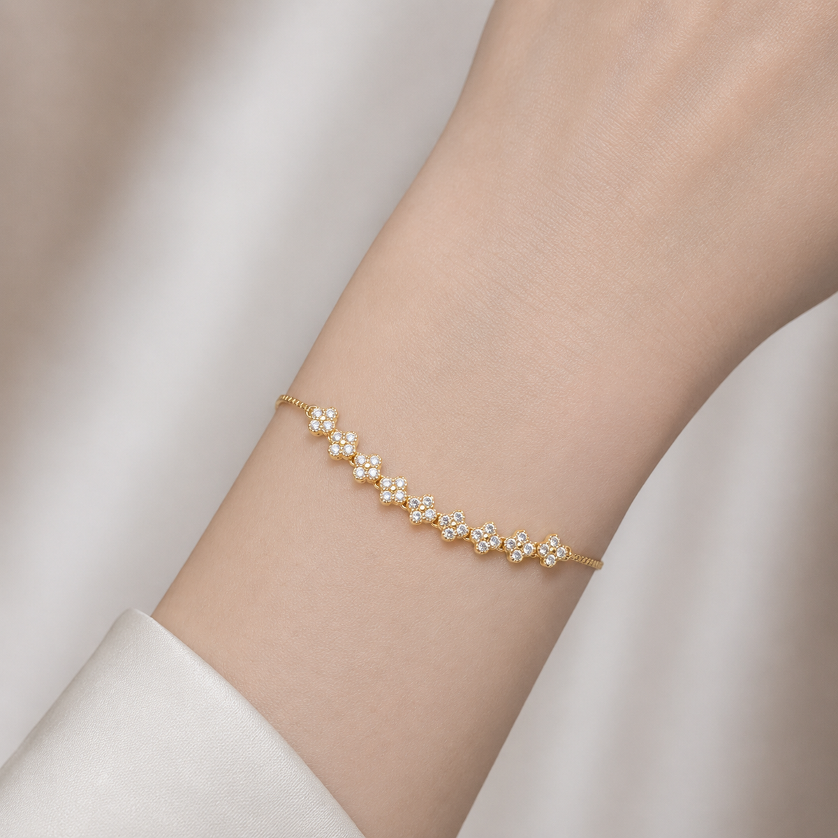Pulsera Trébol de la Suerte Circones