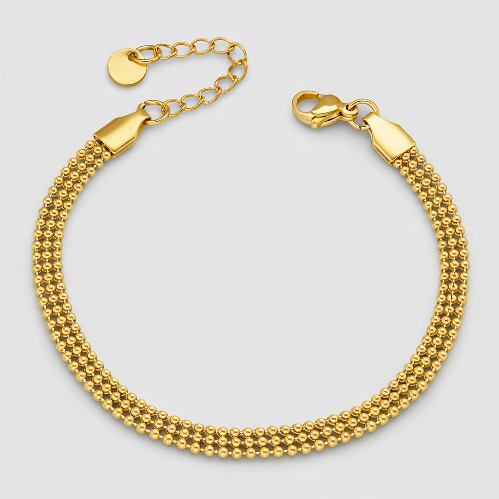 Pulsera Malla de Esferas