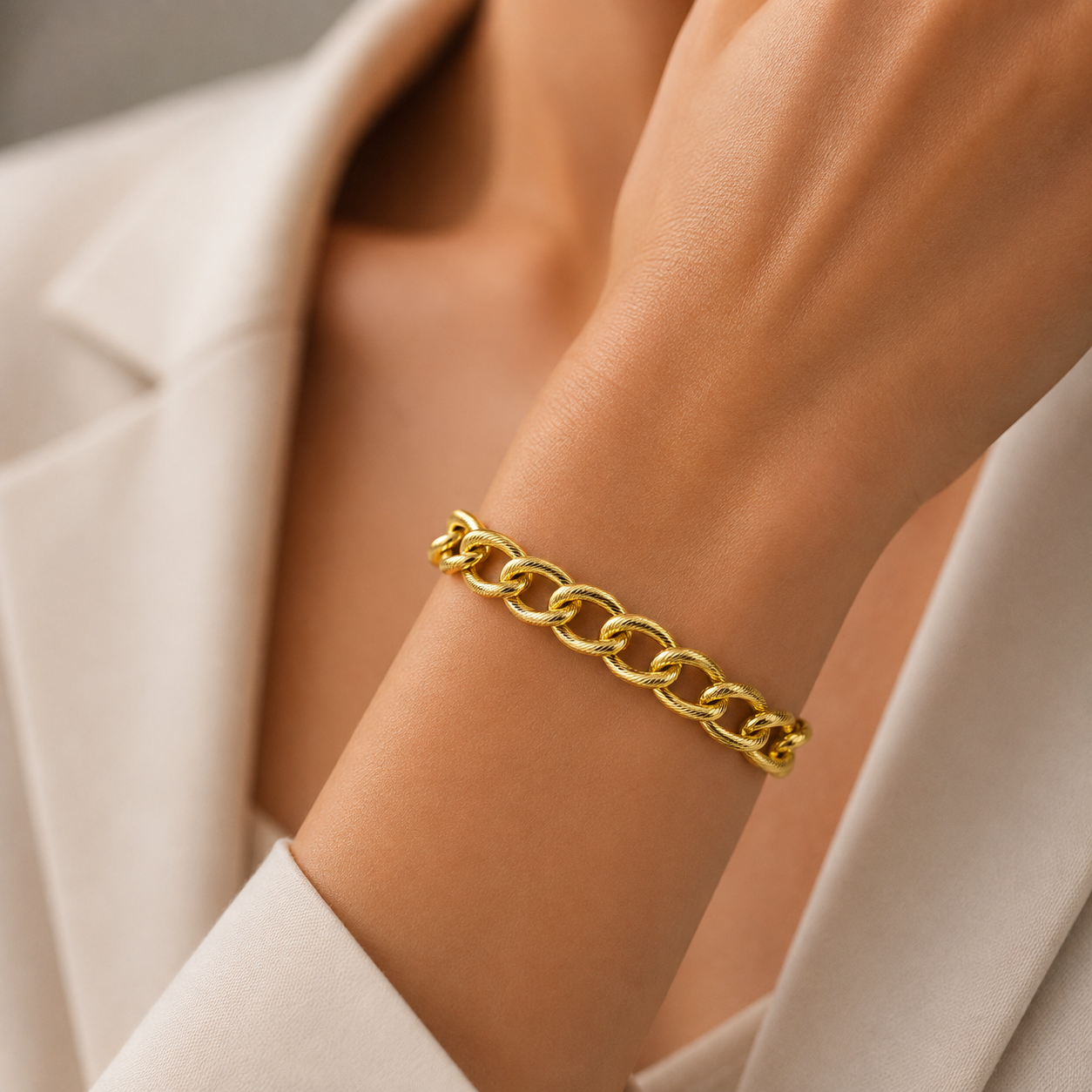 Pulsera Eslabones Ovalados