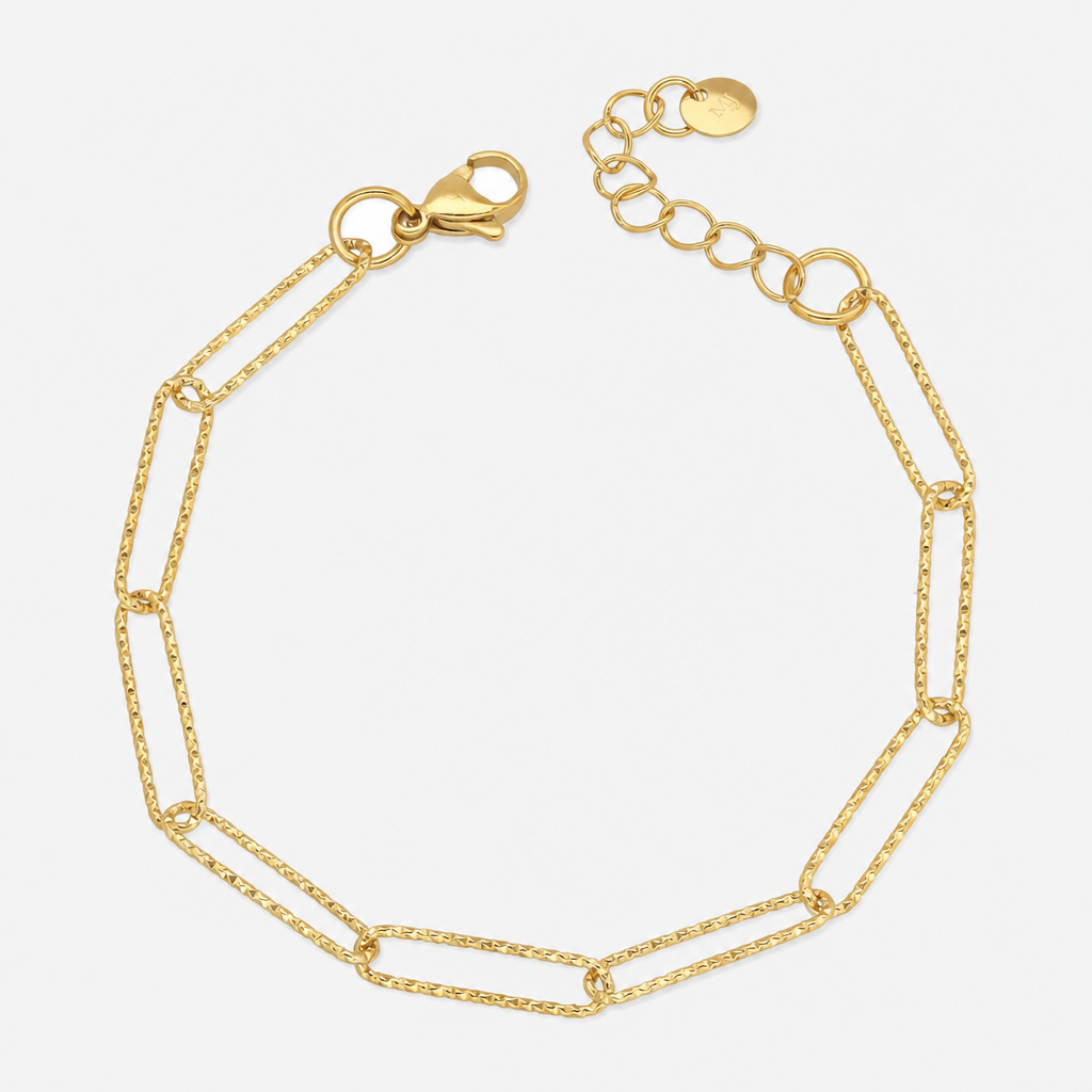 Pulsera Eslabones Facetados