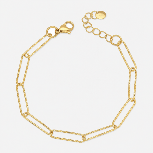 Pulsera Eslabones Facetados