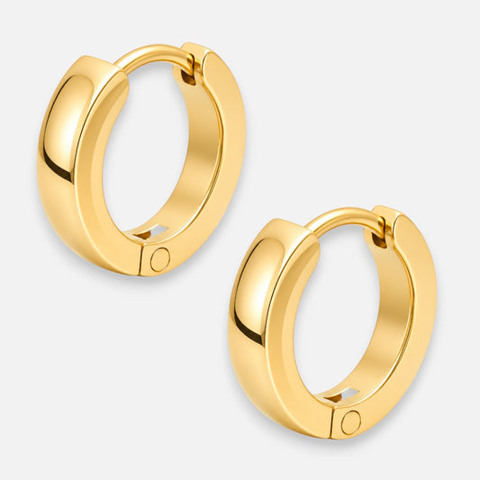 Argolla Huggie Mini Lisa 10 mm