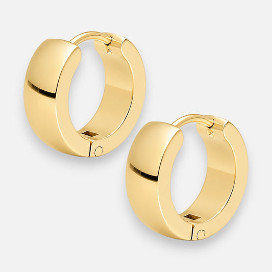 Argolla Huggie Gruesa 12 mm