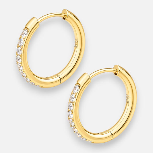 Argolla Huggie Circones 16 mm