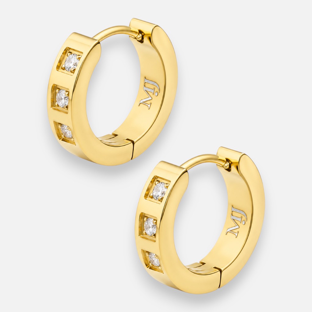 Argolla Huggie Circones 16 mm
