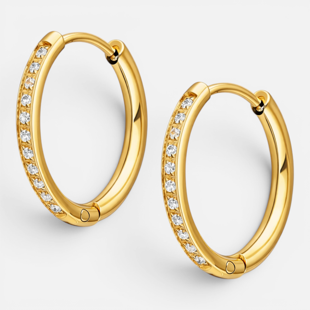 Argolla Huggie Circones 13 mm