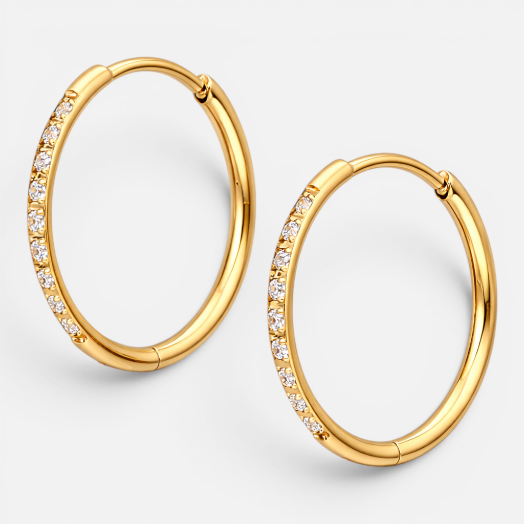 Argolla Huggie Circones 14 mm