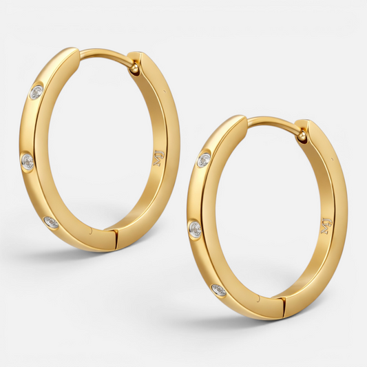 Argolla Huggie Circones 20 mm