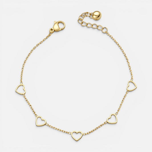 Pulsera Corazones