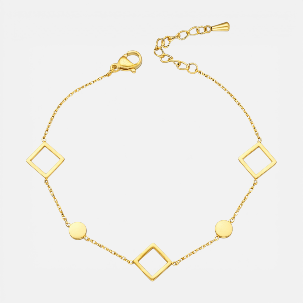 Pulsera Rombos Círculos