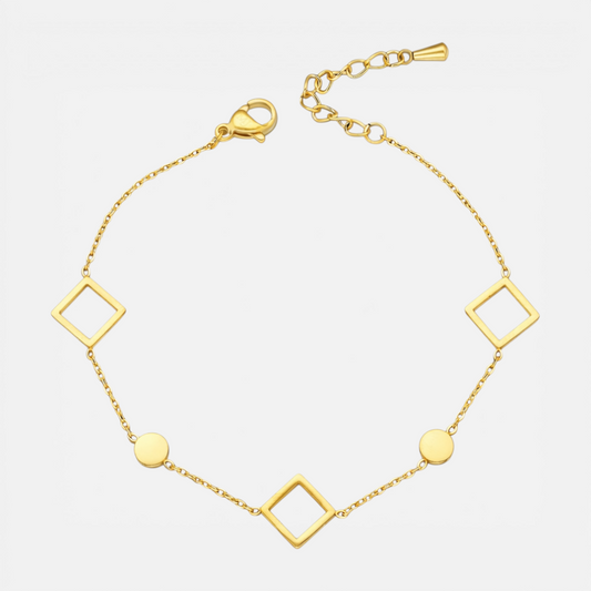 Pulsera Rombos Círculos