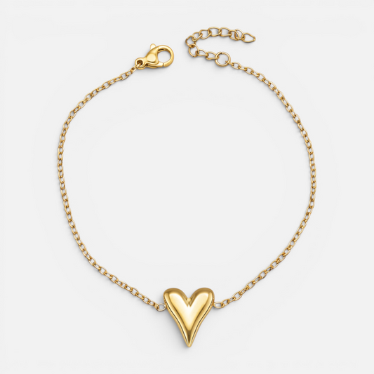 Pulsera Corazón Chunky