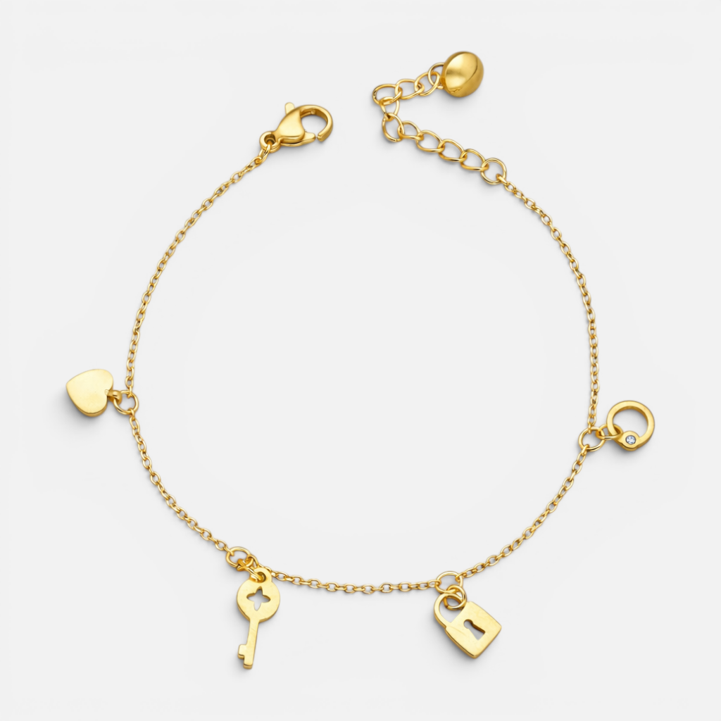 Pulsera Love Lock Circón
