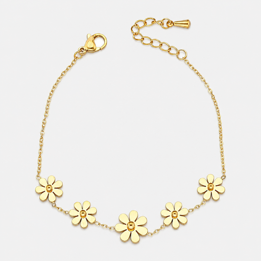 Pulsera Flores Esferas