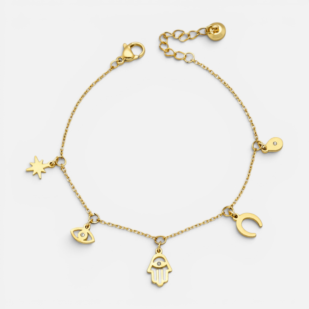 Pulsera Amuletos de la Suerte Circones