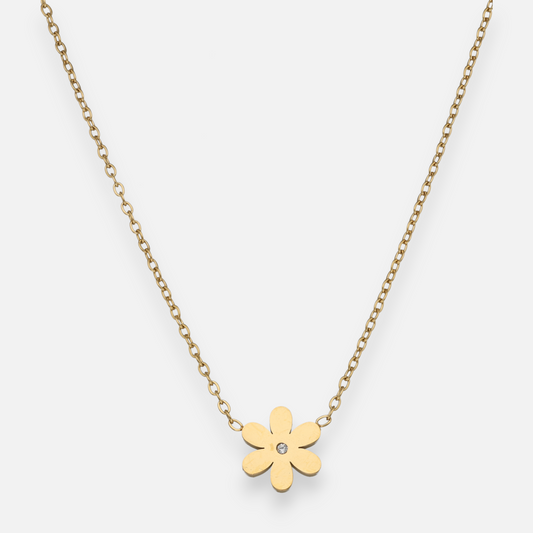 Collar Flor Circón