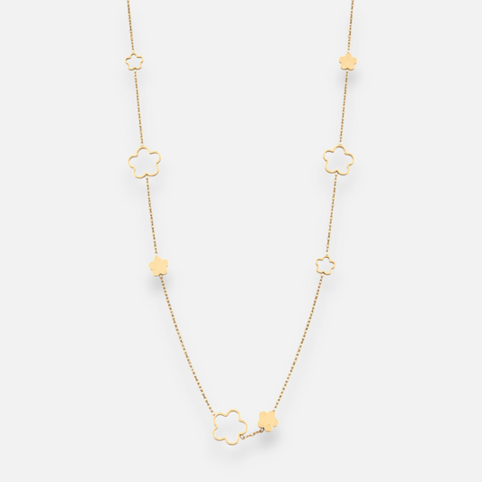 Collar Largo Flores