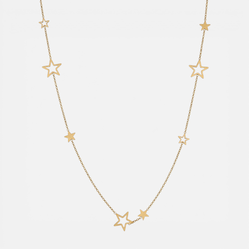 Collar Largo Estrellas