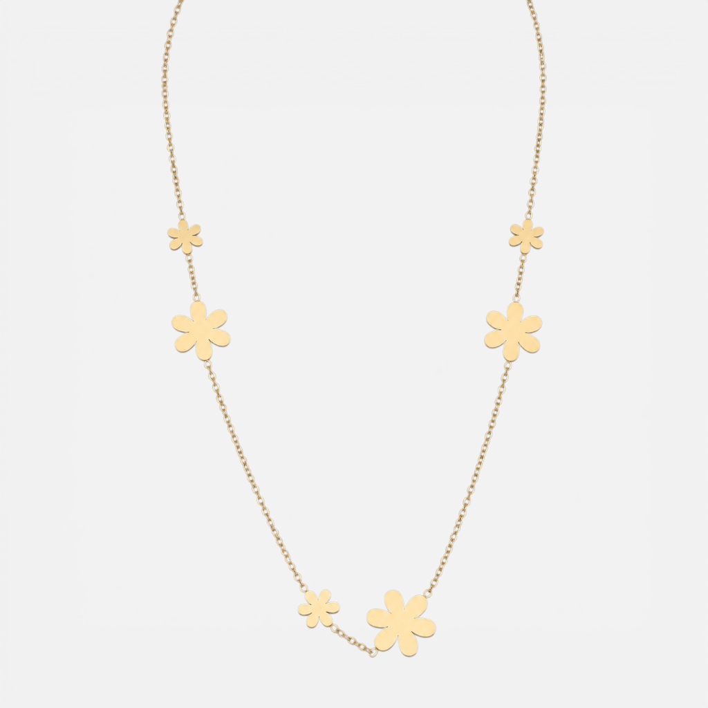 Collar Largo Flores