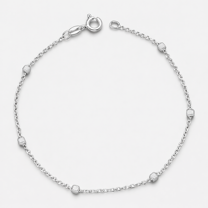 Pulsera Tradicional Cubos Facetados