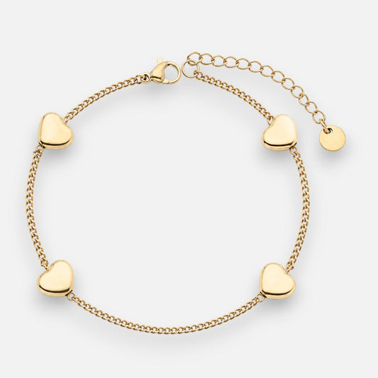 Pulsera Corazones Chunky