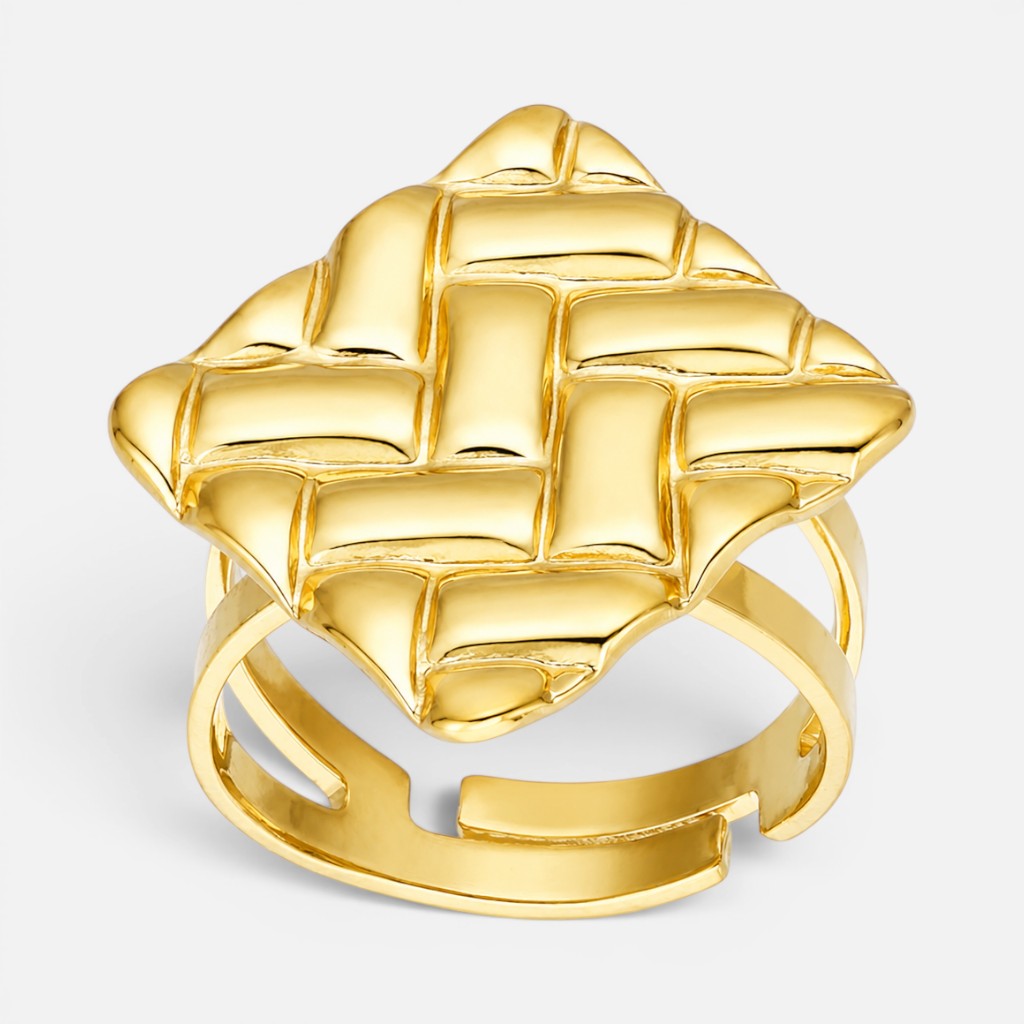 Anillo Rombo Chunky