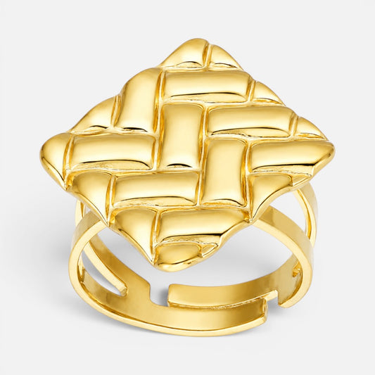Anillo Rombo Chunky