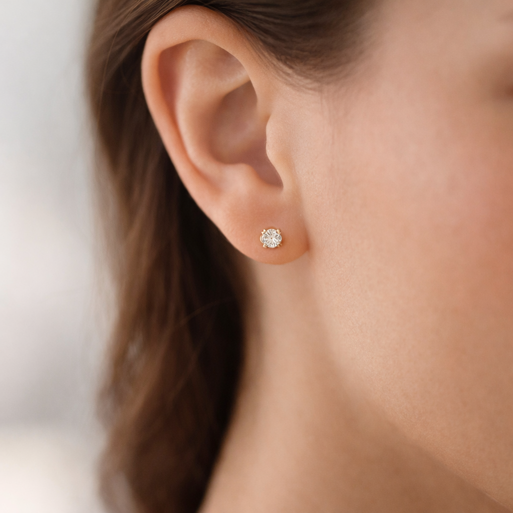Aro con Tope Perla 5 mm
