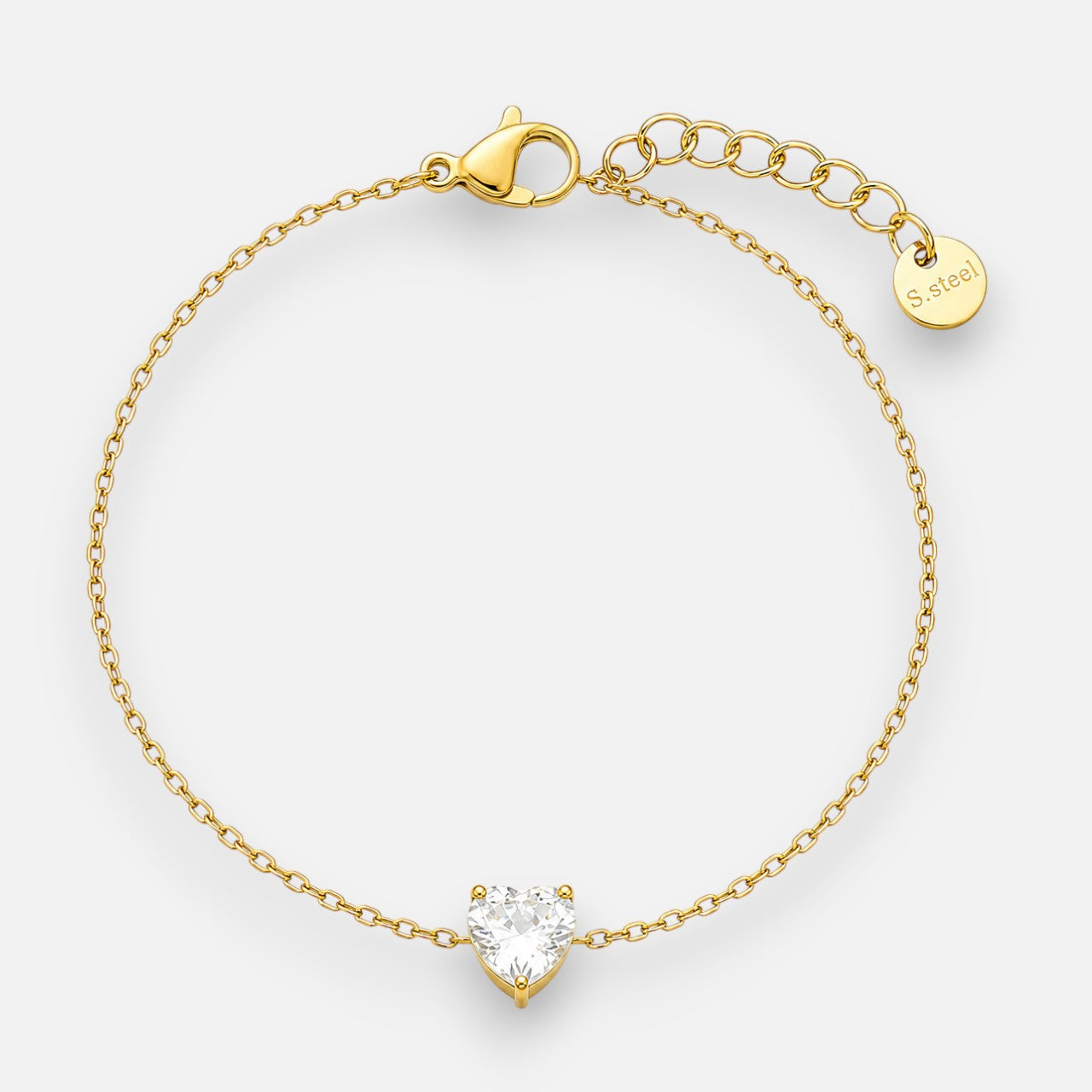 Pulsera Corazón Circón