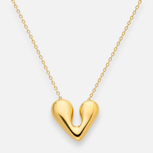 Collar Corazón Chunky