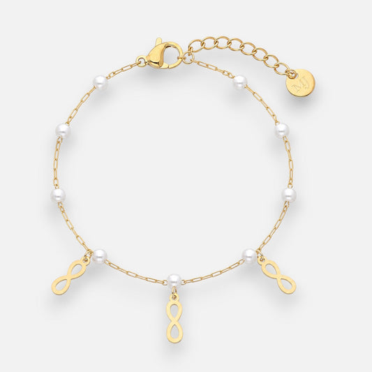 Pulsera Infinitos Perlas