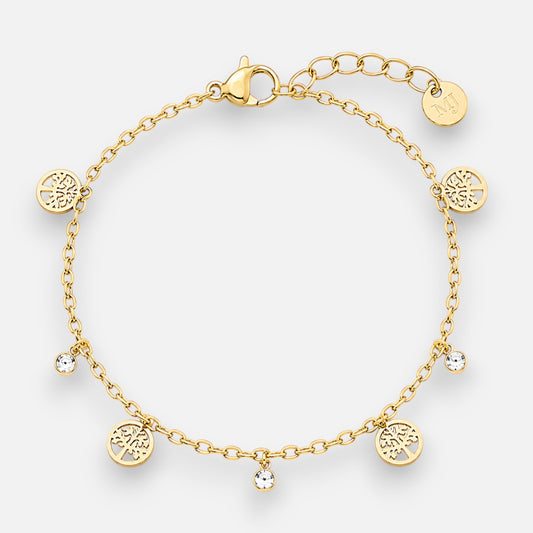 Pulsera Árbol de la Vida Cristales