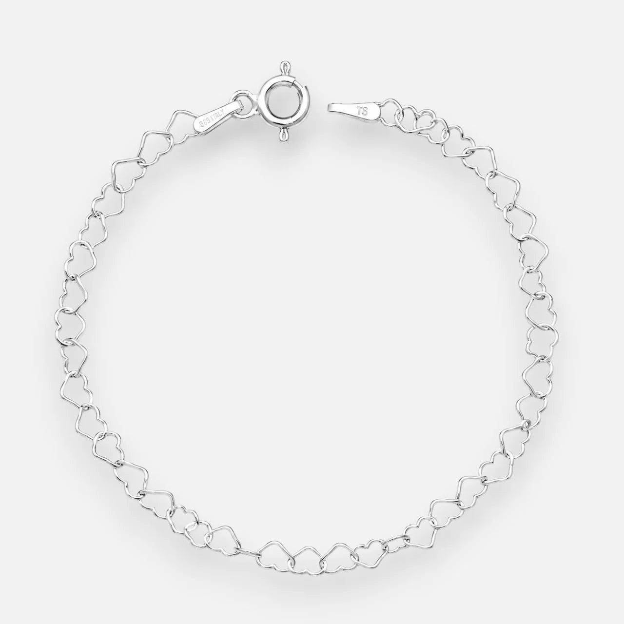 Pulsera Corazones 16 cm
