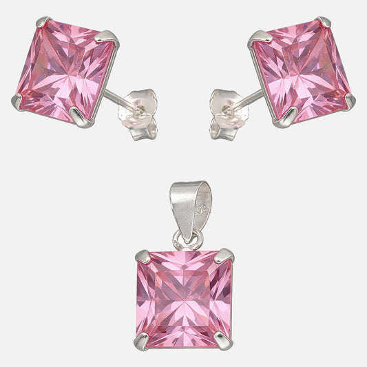 Conjunto Circón Rosa Francia