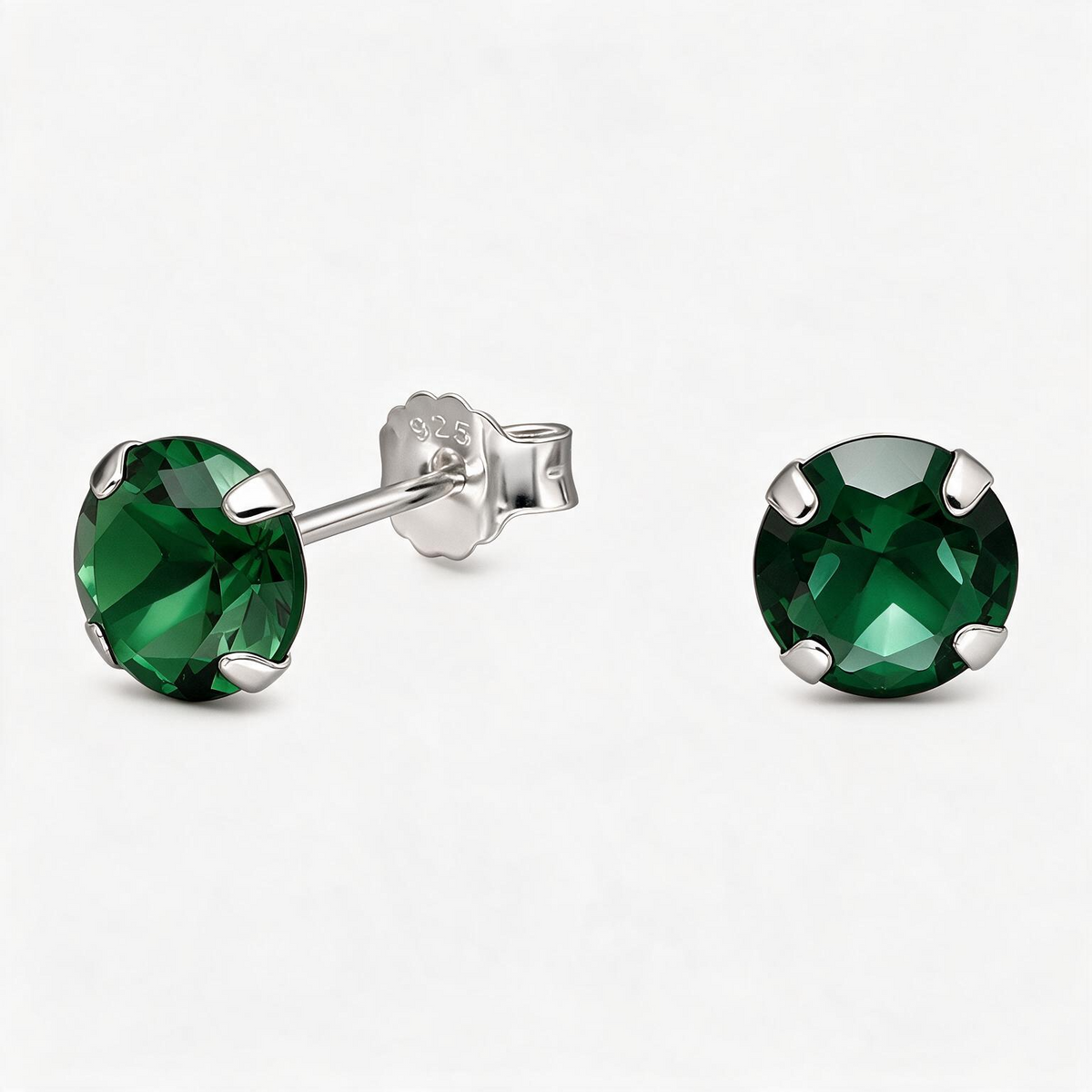 Aro Circón Esmeralda 6 mm