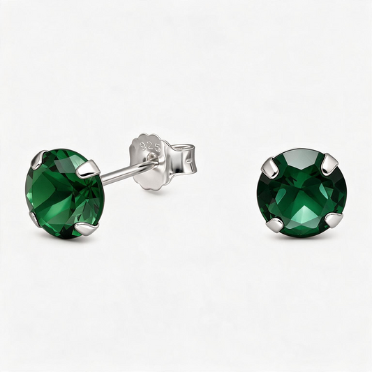 Aro Circón Esmeralda 6 mm