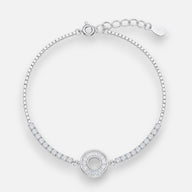 Pulsera Tenis Karma Circones Baguette