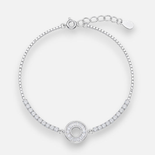 Pulsera Tenis Karma Circones Baguette