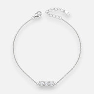 Pulsera Moissanita Trilogía