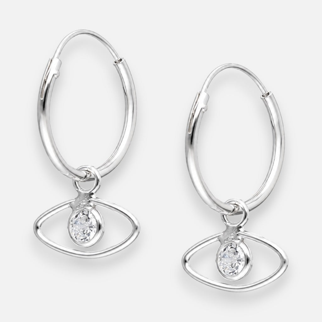 Argolla Ojo Turco Circón 14 mm
