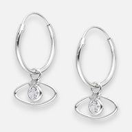 Argolla Ojo Turco Circón 14 mm