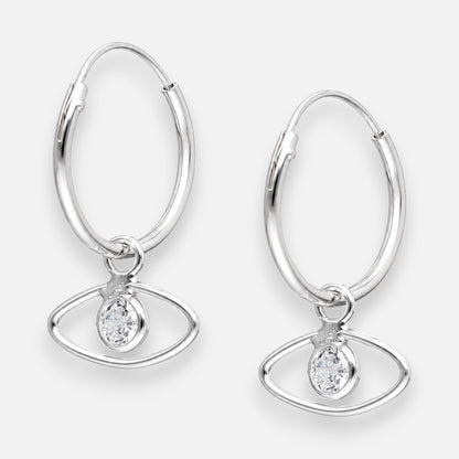 Argolla Ojo Turco Circón 14 mm