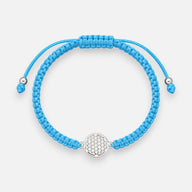 Pulsera Hilo Celeste Ajustable Mandala