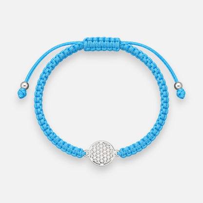 Pulsera Hilo Celeste Ajustable Mandala