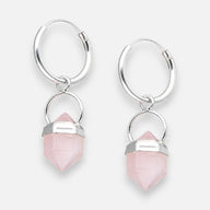 Argolla Cuarzo Rosado 12 mm
