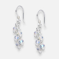 Aro Lluvia de Cristales Hecho con Swarovski® Tornasol